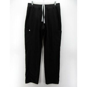 Figs Black Cargo Pants for Men
